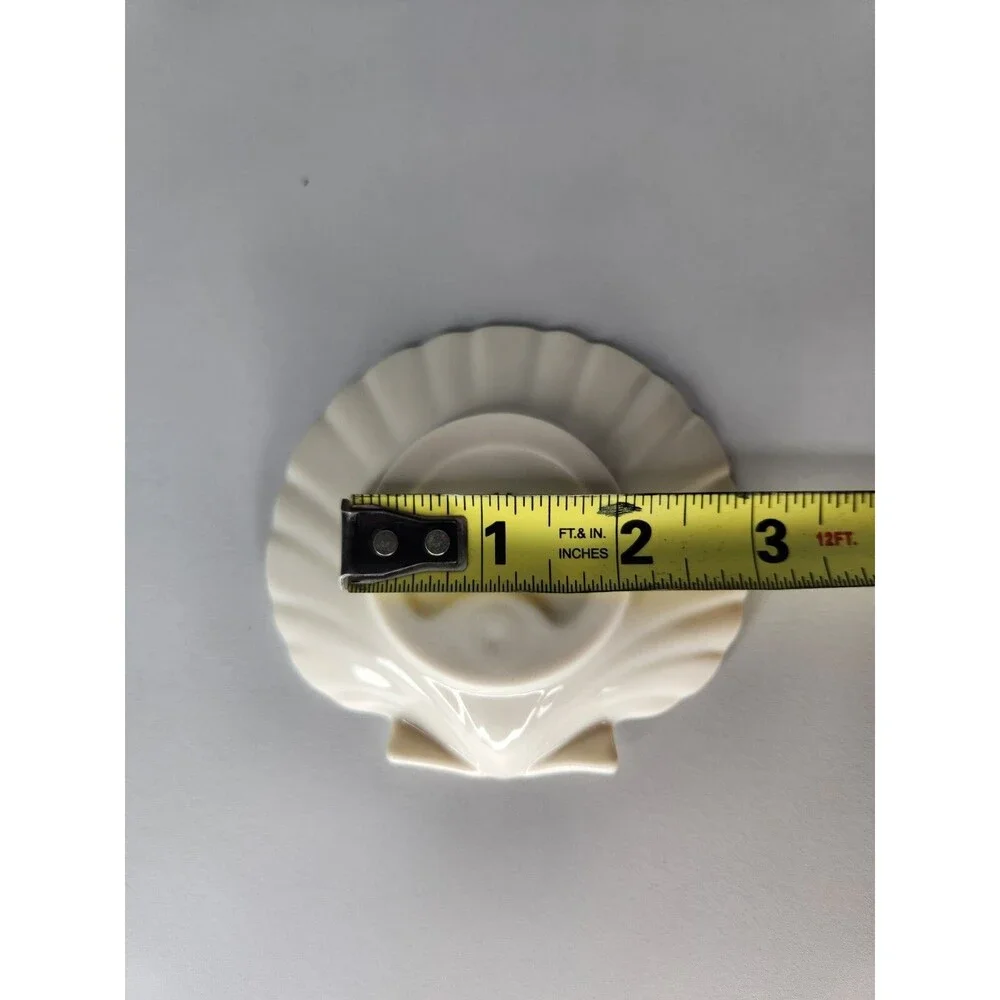 Gorgeous Vintage Lenox Sea Shell Scallop Shape All Purpose Dish 4” Set of 3